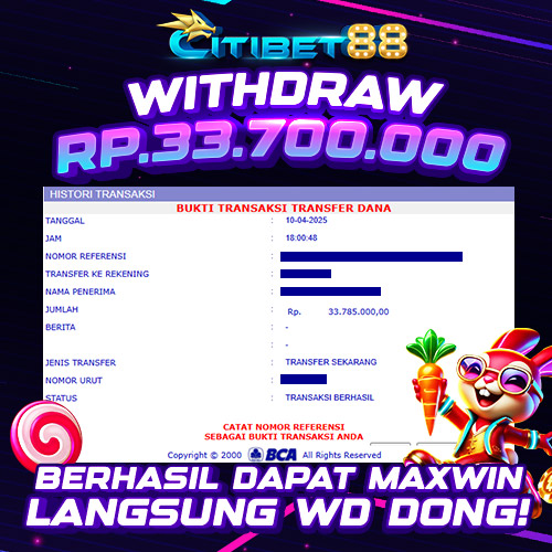 Bukti WD CITIBET88 #6